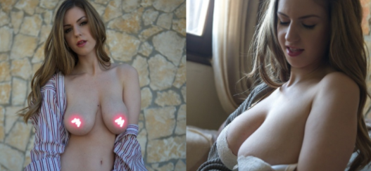 乳力觉醒！暗黑版星际大战女星「自摸自摄」画面曝光上空露奶情色感UP
